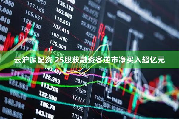 云沪深配资 25股获融资客逆市净买入超亿元