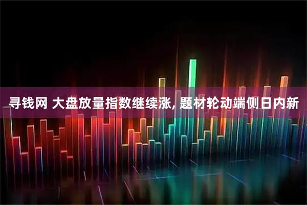 寻钱网 大盘放量指数继续涨, 题材轮动端侧日内新