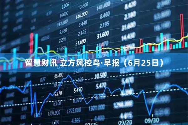 智慧财讯 立方风控鸟·早报（6月25日）